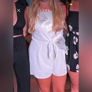 White romper